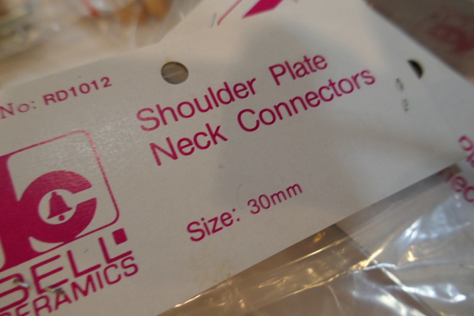 Huge lot Arm , Neck Joints For Ceramic/ Porcelin Doll Making DIY Parts