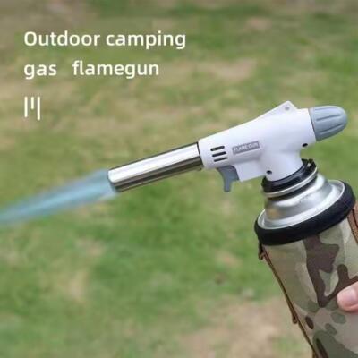 Camping Gas Torch Flame Gun Portable Welding Fire Maker Lighter Butane Burner