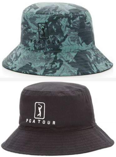 Camo \u0026 Black Reversible Golf Bucket Hat 