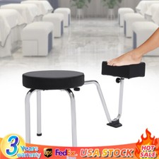 Stool Chair Tattoo Leg Foot Arm Rest Pad Pedicure Adjustable Height Salon Spa
