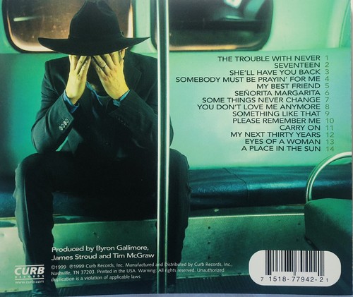 Place in the Sun by Mcgraw, Tim (CD, 1999) - Picture 2 of 2