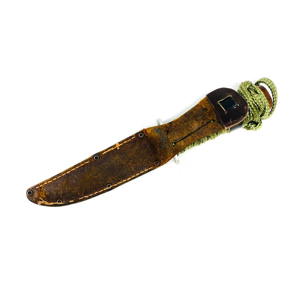 Онтарио нож Co фиксированное лезвие выживания нож, паракорд ручки с кожаными ножнами - Изображение 4 из 4