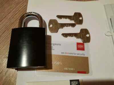 DOM 777G3 RS SIGMA / High Security Padlock With 3 Keys