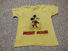 Vintage Mickey Mouse Cartoon TV Movie FL Retro Shirt 70s 80s Kids Youth Disney