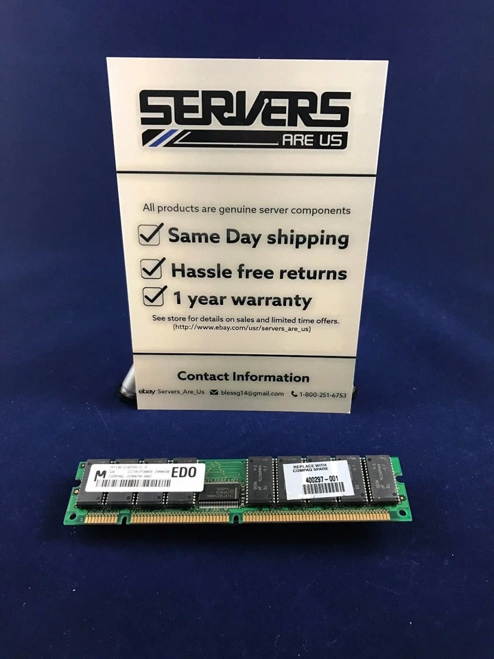 HP 128MB cache module 400297-001 228470-002 60NS EDO - Image 2 of 4