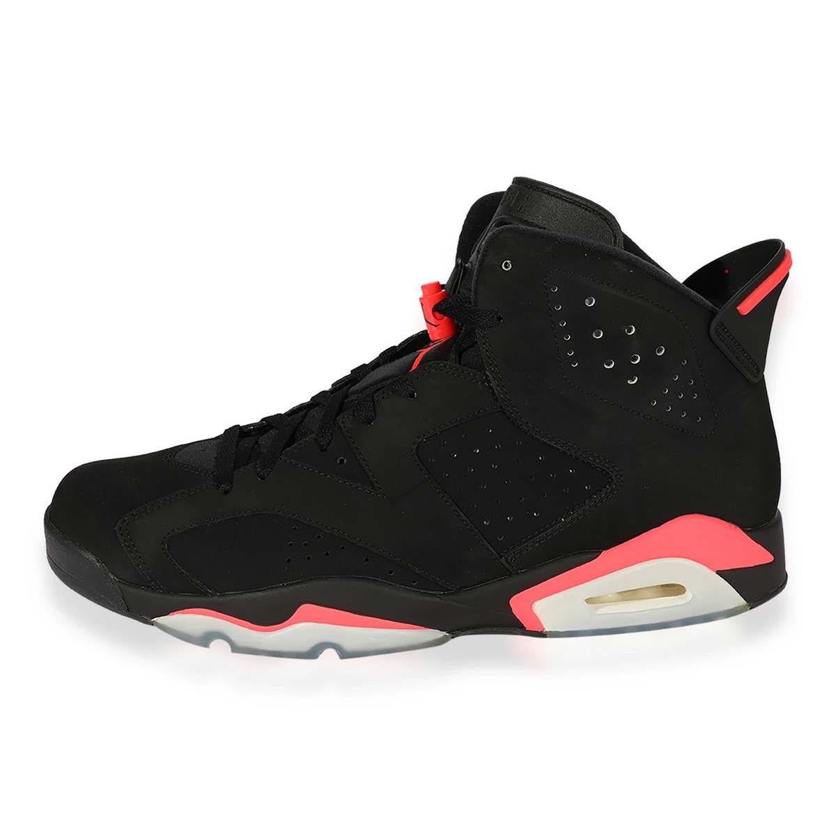 size US9M Air Jordan 6 Retro Infrared Black (2014) preowned 384664