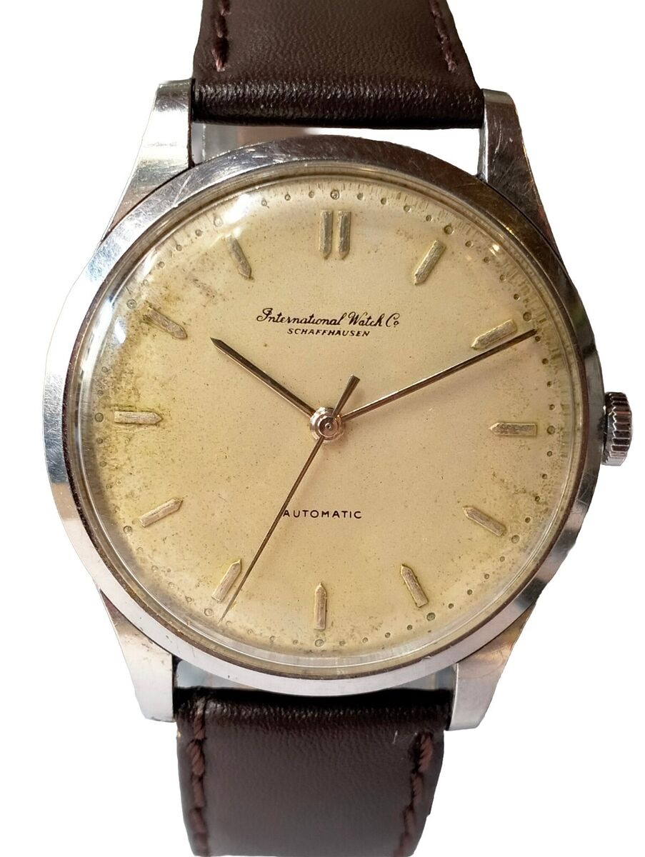 IWC SCHAFFHAUSEN AUTOMATIC AGED PATINA DIAL CAL 853 SWISS IWC SCHAFFHAUSEN AUTOMATIC AGED PATINA DIAL CAL 853 SWISS