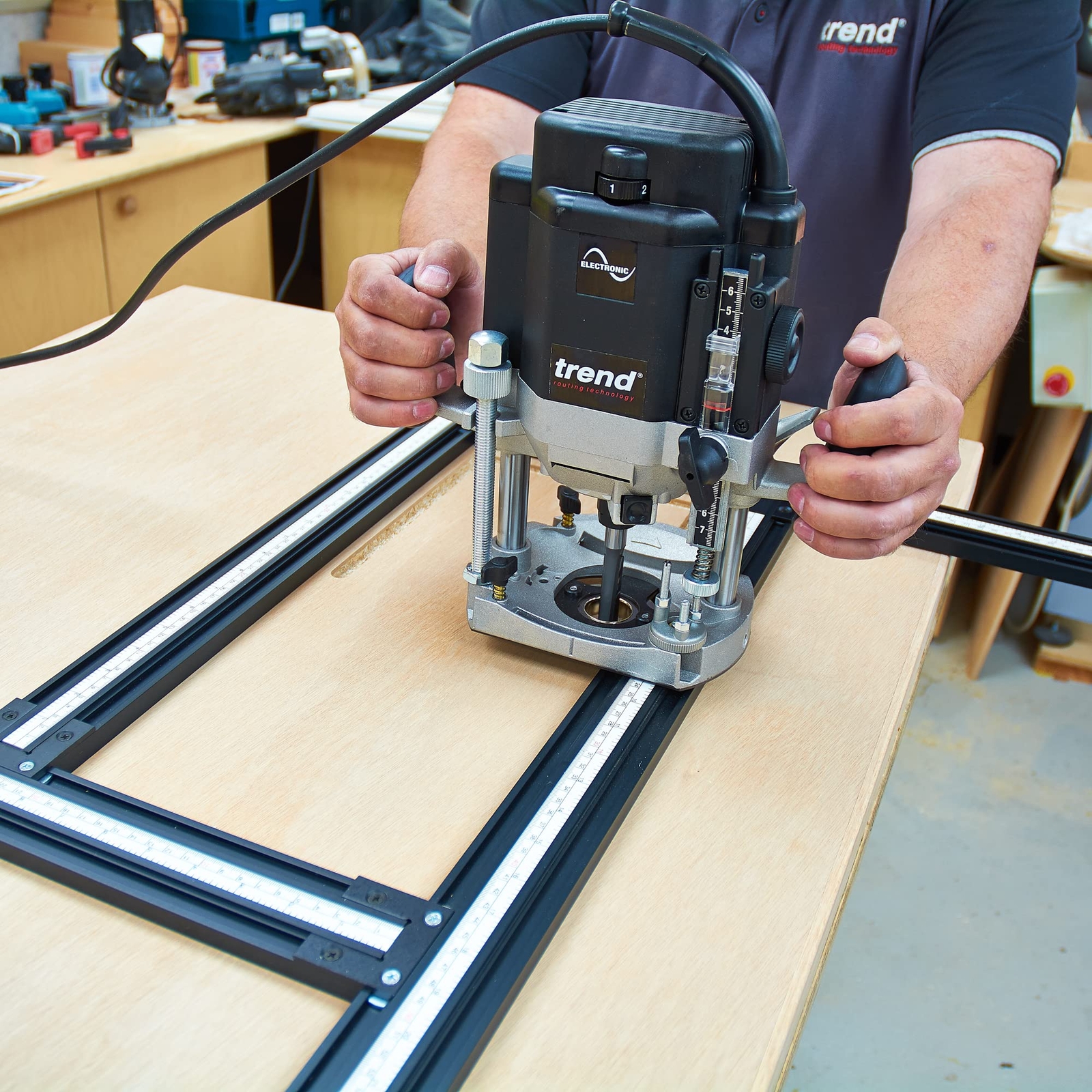 Adjustable Routing Jig Frame & Guide System For Creating Square And ...