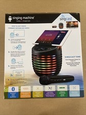 Singing Machine SingCast One Casting Bluetooth Karaoke System with wireless M...