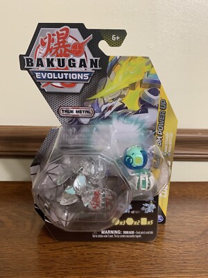 2022 Bakugan Evolutions Platinum Power Up Colossus Diamond True Metal w/ 2 Nano