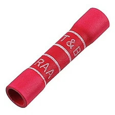 T&B/ABB/STA-KON 2RA18X Butt Splice Connector,22-16AWG,Red ( pack of 100 pieces )