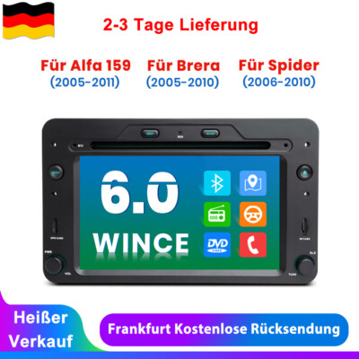 Für Alfa Romeo 159 Sportwagon Brera Spider 6.2'' Autoradio GPS Navi CD DVD DAB+