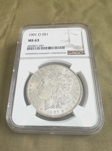 1901-O Morgan Silver Dollar NGC MS 63 CHOICE BU
