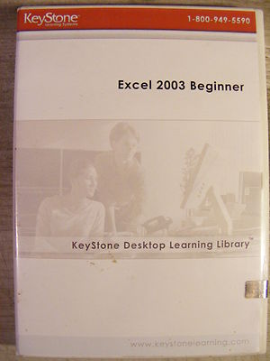 Keystone Excel 2003 Beginner Learning Library Software (CDROM) NEW! | eBay