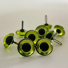 Glasaugen Teddybär farbig traditionell Spitze britisch 6 mm, 8 mm, 10 mm & 12 mm