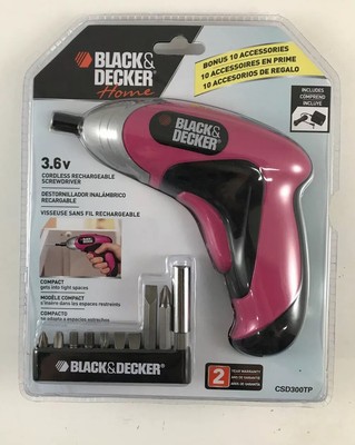 Black \u0026 Decker Cordless Rechargeable 