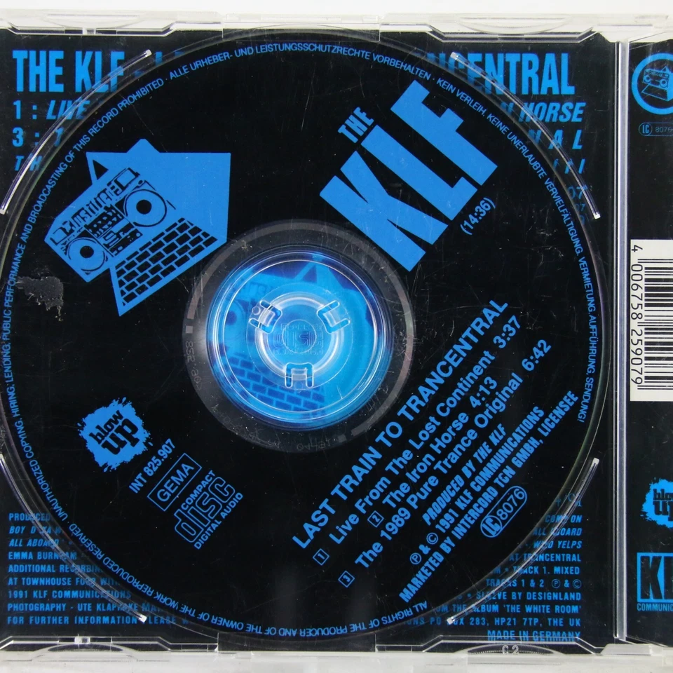 Music Musik MAXI CD The KLF – Last Train To Trancentral (Live From The Lost  Gut - Bild 2 von 2