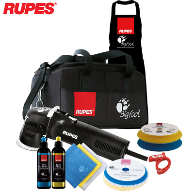 Rupes BigFoot LHR 75E Mini Exzenter-Poliermaschine LUX Luxery Kit Komplettset