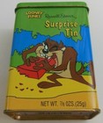 Looney Tunes EMPTY Surprise Tin Russell Stover Taz Tasmanian Devil 1998 Box