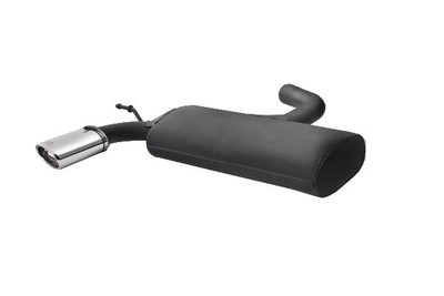 muffler for Audi A3 8P Sportback 1.9 TDi 77kW 2004-2012 Single Oval Tip 120x80mm