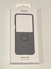 GENUINE Samsung Silicone Case Cover for Galaxy Z Flip6 - Gray OPEN BOX