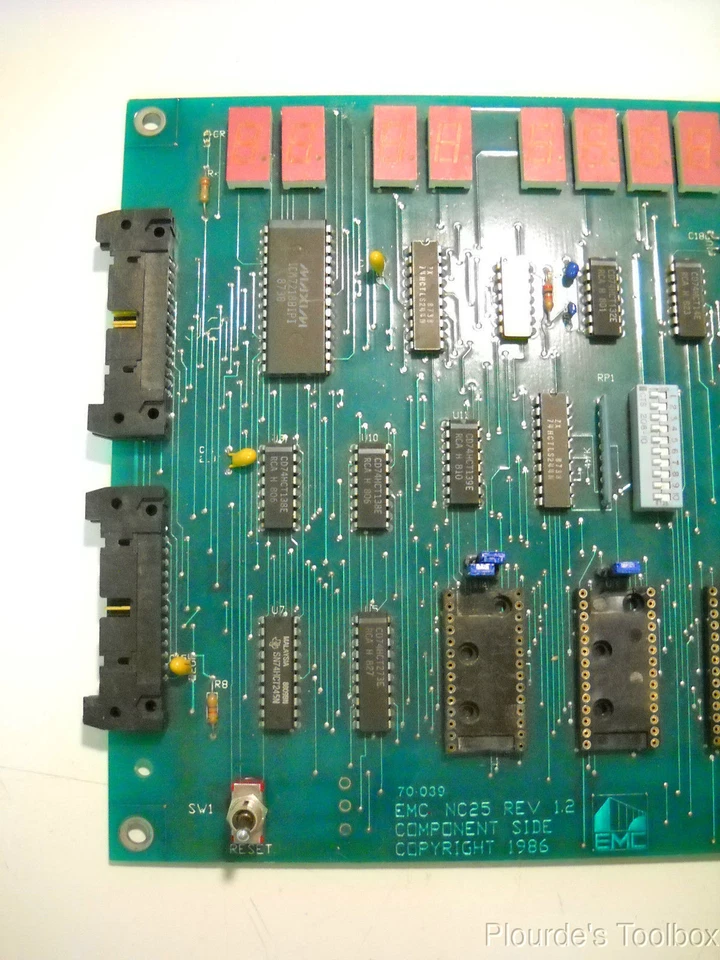 Placa de control del enfriador Danfoss NC25 Rev 1.2 - para piezas Foto 2 de 4