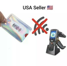 1Pc Portable Anti-Scan Credit RFID Card Protective Anti-Magnetic Holder Bag