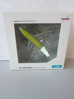 1:500 Herpa Wings S7 Airlines Airbus 310-200 Registration VP-BTM, 515412 NEU RAR