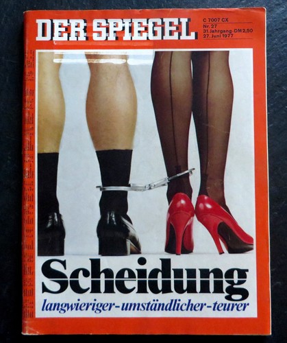 Der Spiegel 27/77 Scheidungsrecht:3x zahlen,VW-Motorräder?US-AUTOMARKT,Sport-Tod