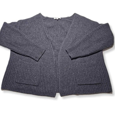 Madewell Women's Gray Redford Cardigan Sweater