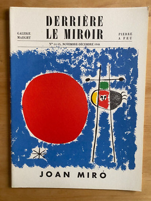 Maeght Editeur, Derriere le miroir. No. 14-15. Joan Miro.