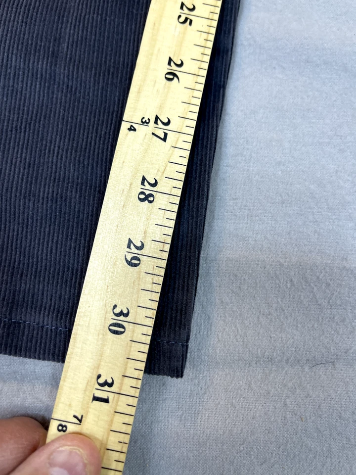 Pantalones de pana SEARS 32x30 cintura alta pierna ancha mujer 18 vintage años 80 patinador holgado Foto 4 de 4