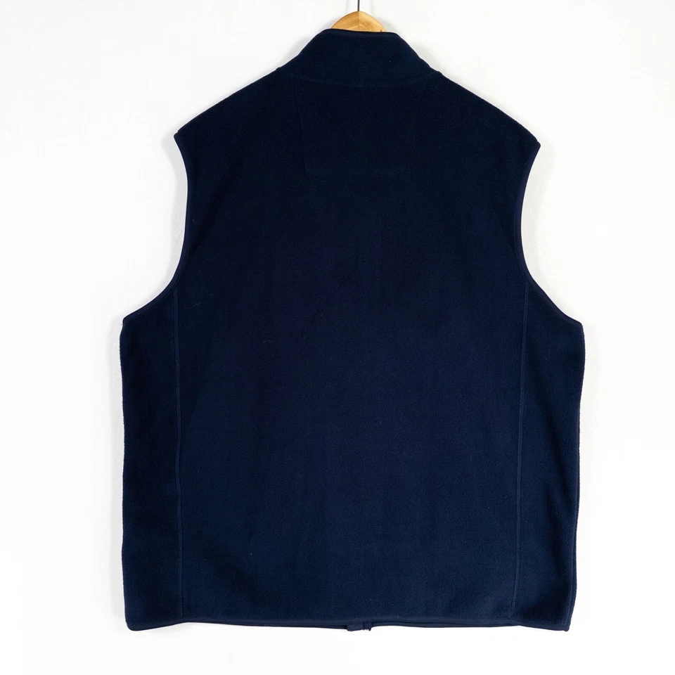 Field & Stream Vest Men XL Navy Blue Fleece Zip Up Lightweight Pockets Outdoors - Image 3 of 4