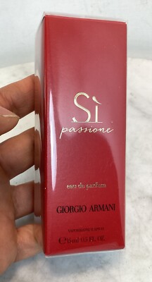 GIORGIO ARMANI Si Passione Eau De Parfum 0.5 Oz 15ml New Sealed 