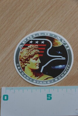 Aufkleber / Sticker NASA Apollo 17