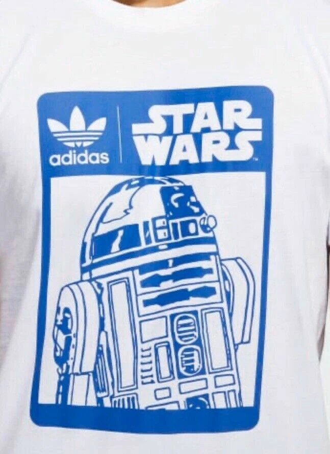 Adidas Originals Star Wars R2-D2 Box Logo T-Shirt Men\'s Small Medium Large  BNWT | eBay