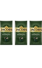 Jacobs Kronung Ground Coffee 500 Gram / 17.6 Ounce (Pack of 3)