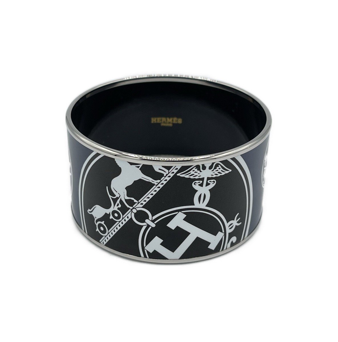 Hermès Bracelet Rigido Blue H Usato Ottime Condizioni 100