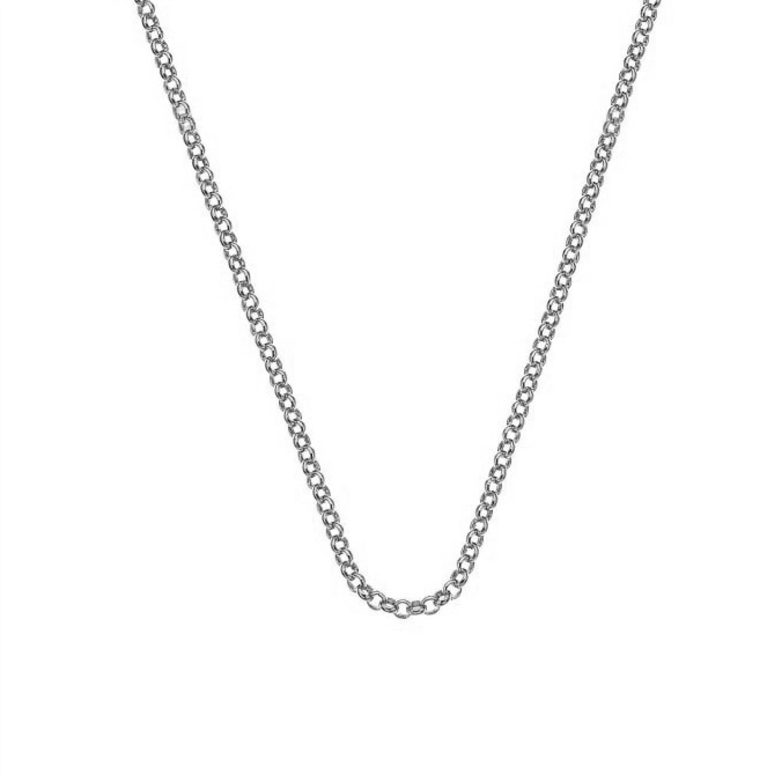 Emozioni Silver 24inch Belcher Chain