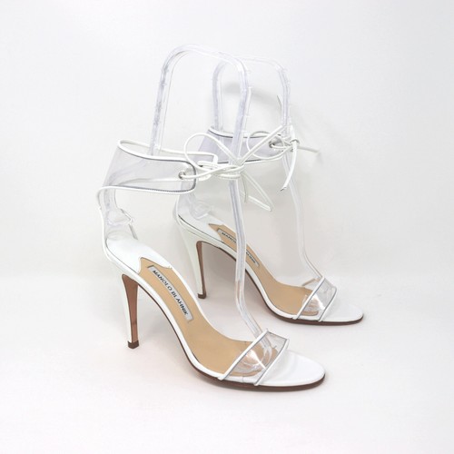 Clear PVC Wrap Sandal Heels | eBay