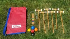 Vintage Forster Croquet Set  Carrying Bag