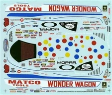 Slixx 7058 Wonder Wagon/Matco Tools Stratus F/C-J Gray Drag decal