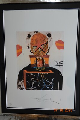 Salvador Dali Lithographie Größe 70x50 cm ! Sign , Limitiert, Prägestemp.