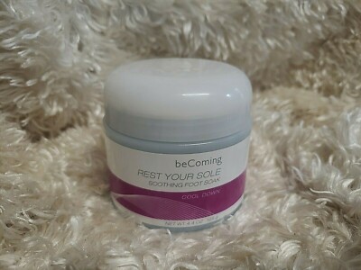 REST YOUR SOLE Avon beComing Soothing Foot Soak Cool Down 4.4 fl oz SEALED!