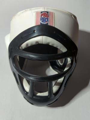 #ad #ad PRO FORCE MIXED MARTIAL ARTS MASK HEADGEAR HOOK amp; LOOP BACKSTRAP SIZE LARGE $7.99