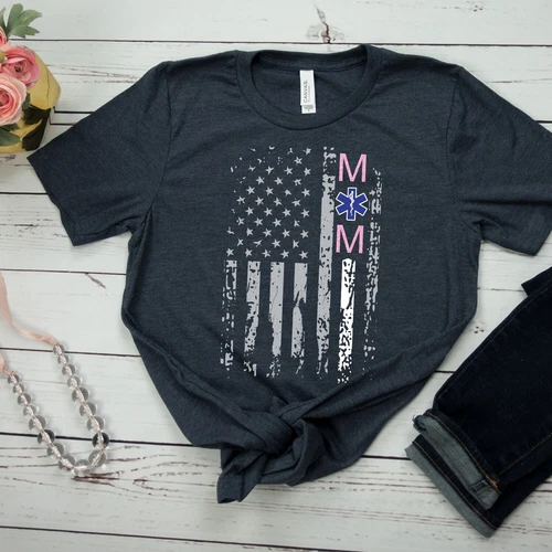EMT Mom Shirt Ems Mom TShirt Paramedic Mom T-Shirt EMT Mom Gift Ems Mom Gift Emt