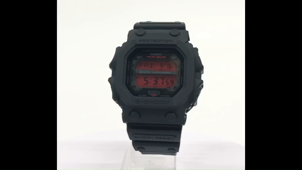 CASIO G-SHOCK GX-56BBR-1JF GX-56 Solar Digital Red Black | eBay