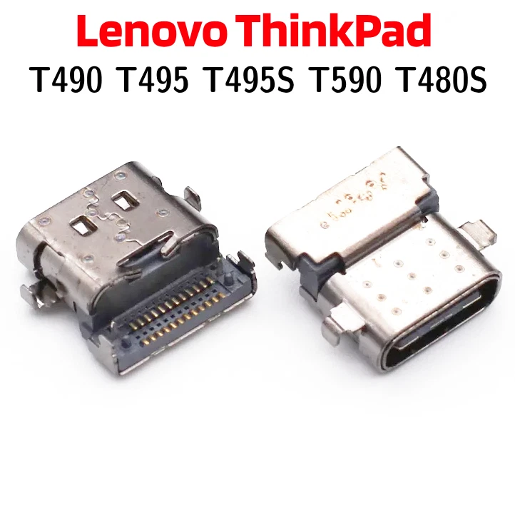 Pour Lenovo Thinkpad T480S T490 T495 T495S T590 connecteur de charge USB-C port