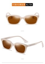 NEW Women's polarized sunglasses fashionable retro glasses UV resistant 6006-6