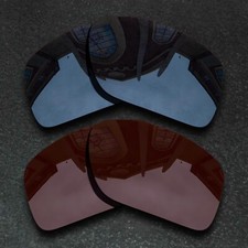 US Black Brown Polarized Replacement Lenses For-Oakley Double Edge Anti-Scratch
